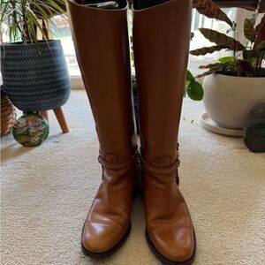 Gucci Brown Leather Riding Boots - Sz 35 1/2